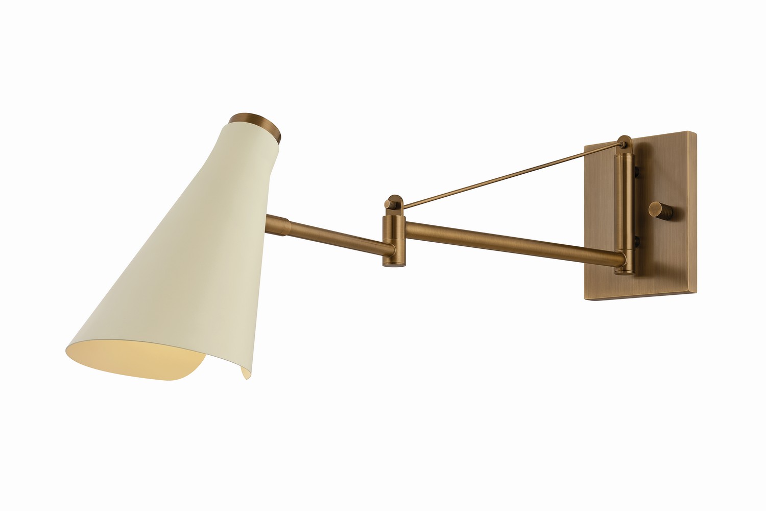 Patina Brass Wall Sconce from the Andersen Collection