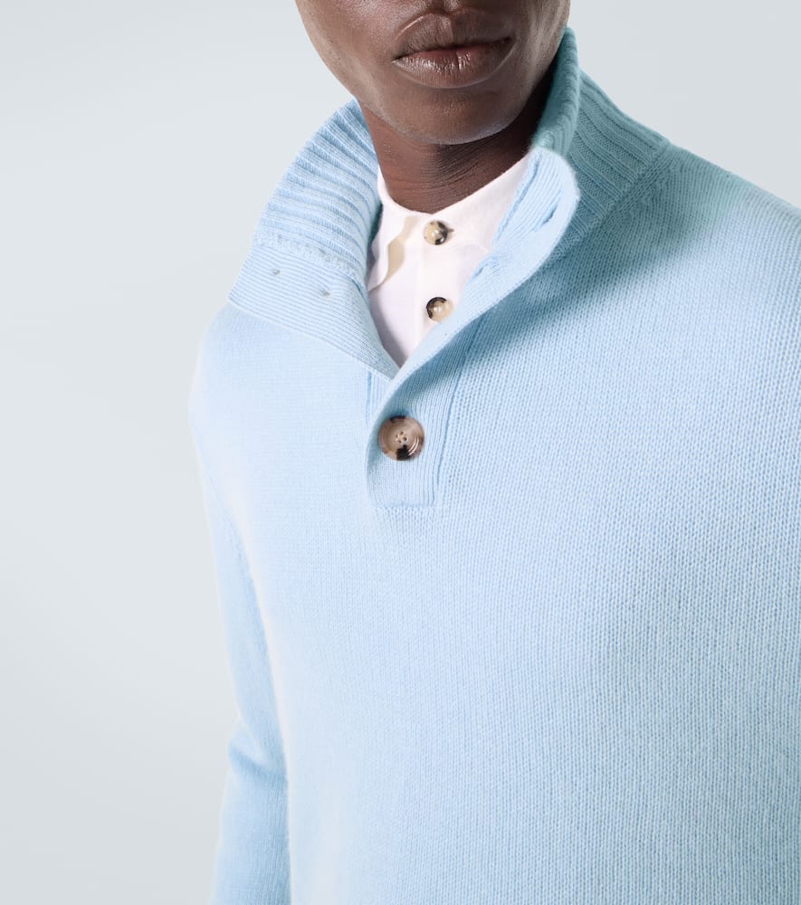 Wool and cashmere turtleneck sweater