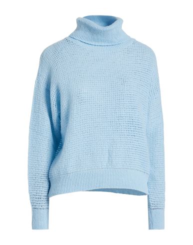 Woman Turtleneck Sky blue Size 0 Polyamide, Virgin Wool, Alpaca wool, Polyester