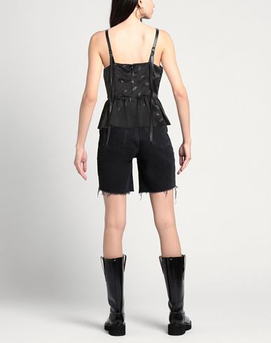 Woman Top Black Size M Polyester
