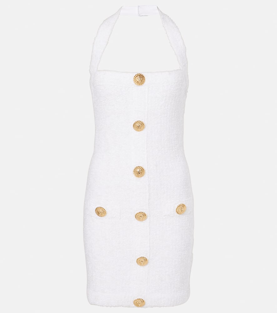 Halterneck minidress