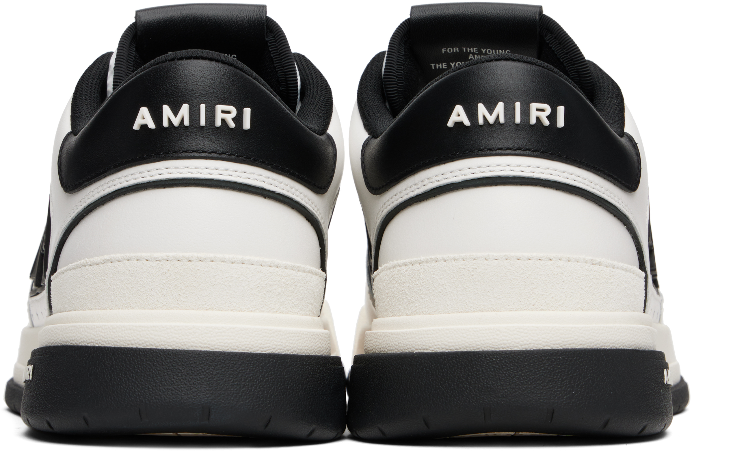 White & Black Classic Low Sneakers