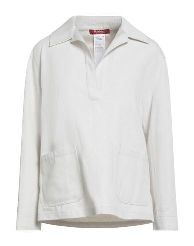 Woman Top Light grey Size 10 Cotton, Linen
