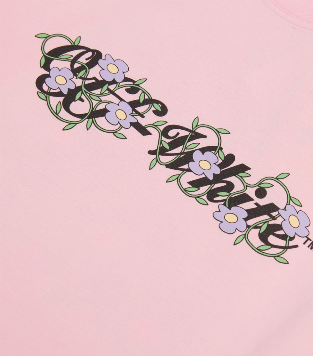 Flowers Arrow T-Shirt Dress (4-12 Years)