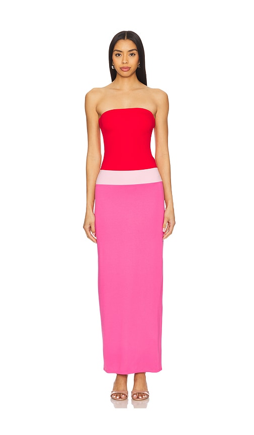 Lovers and Friends Penny Maxi Dress in Rose,Fuchsia.  XS. Also in L, M, S