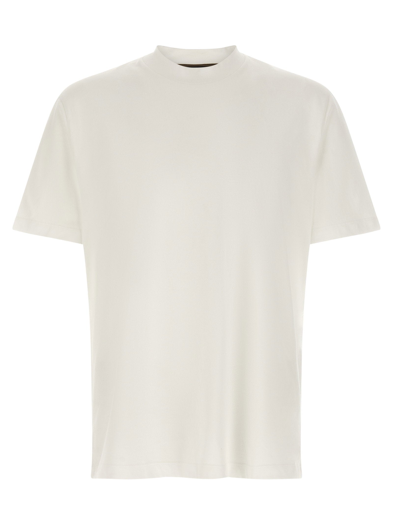Logo-Embroidered Cotton T-Shirt — White