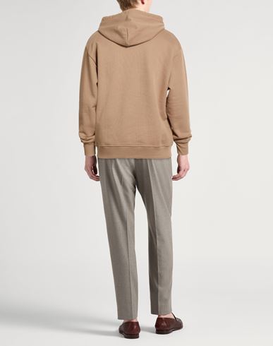 Man Sweatshirt Taupe Size L Cotton