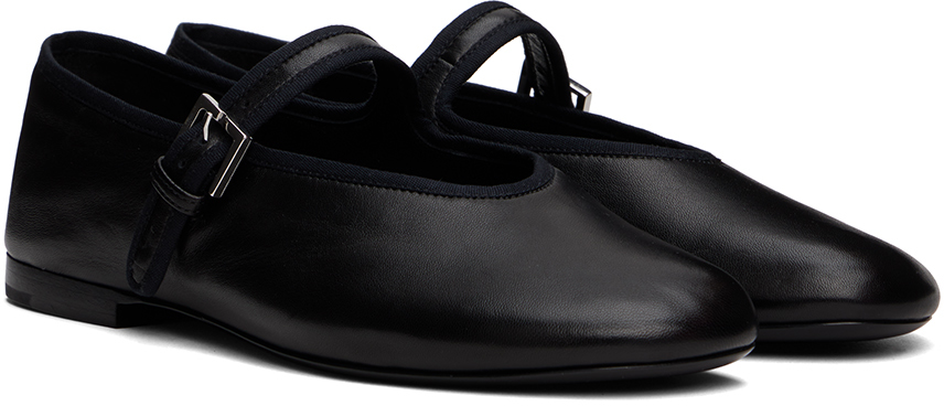 The Row Black Boheme MJ Ballerina Flats