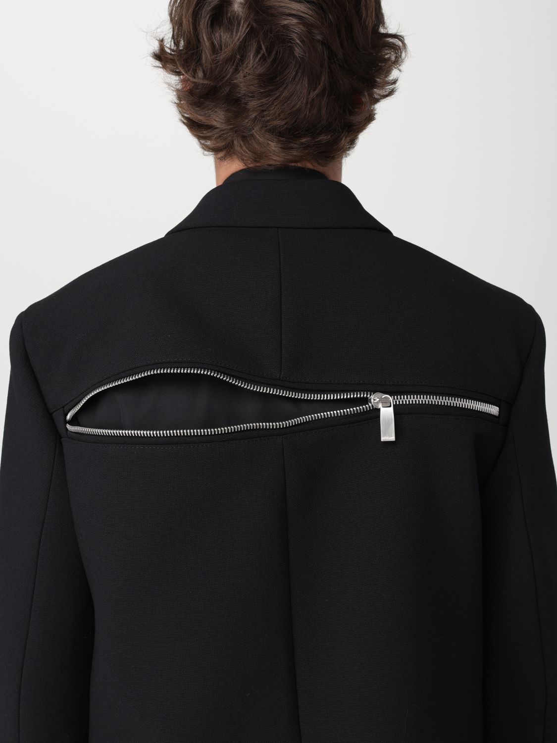 Coat Men color Black