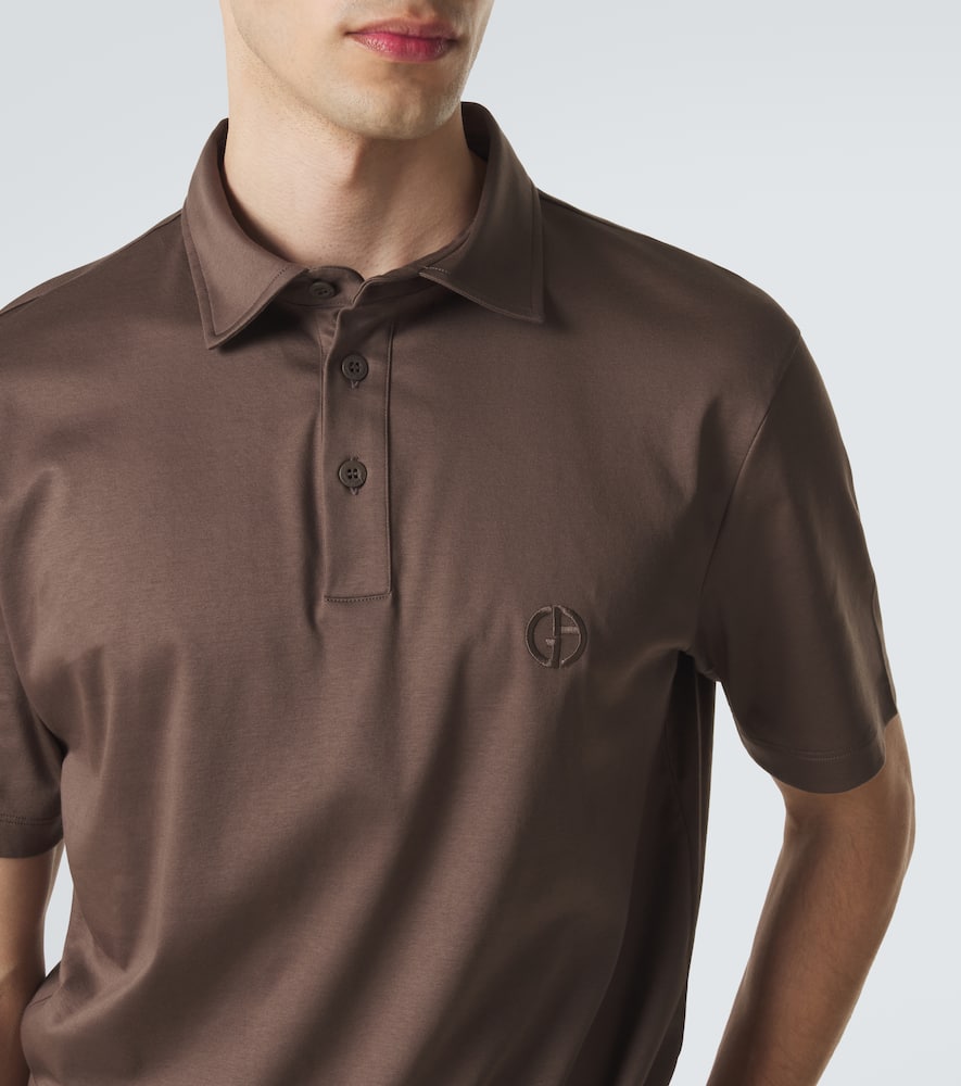 Logo cotton polo shirt