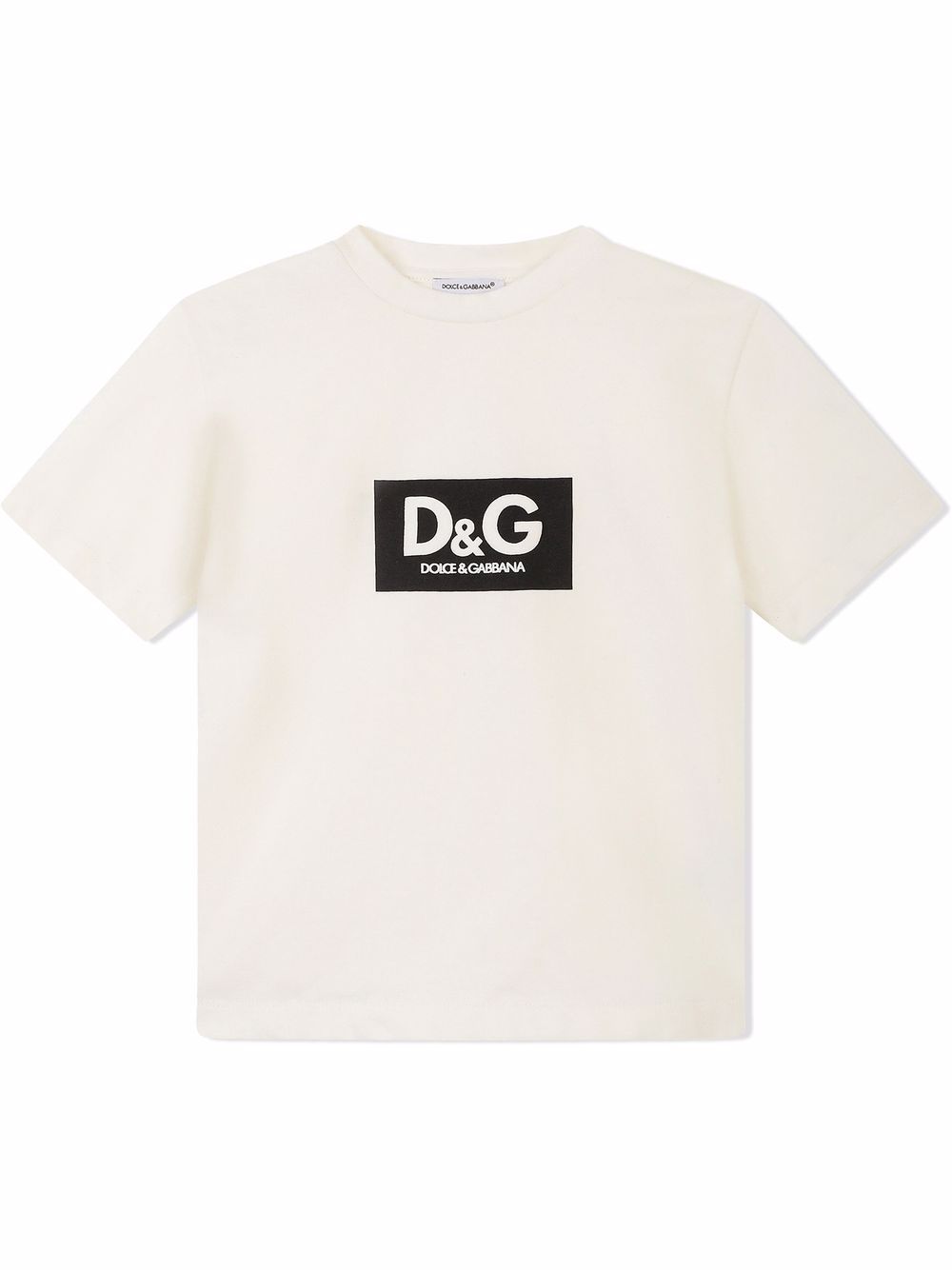 Interlock logo-print cotton T-shirt - Neutrals