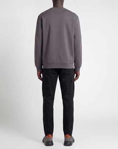 Man Sweatshirt Charcoal Size XXL Cotton