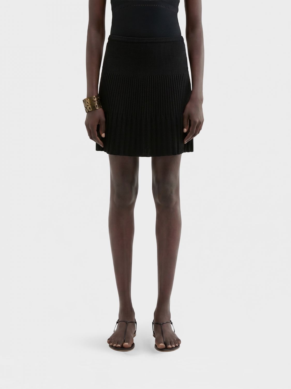 Skirt Woman color Black