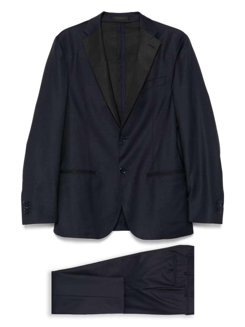 Navy Blue Logo Suit