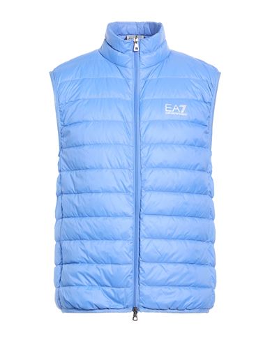 Man Vest Light blue Size L Polyamide