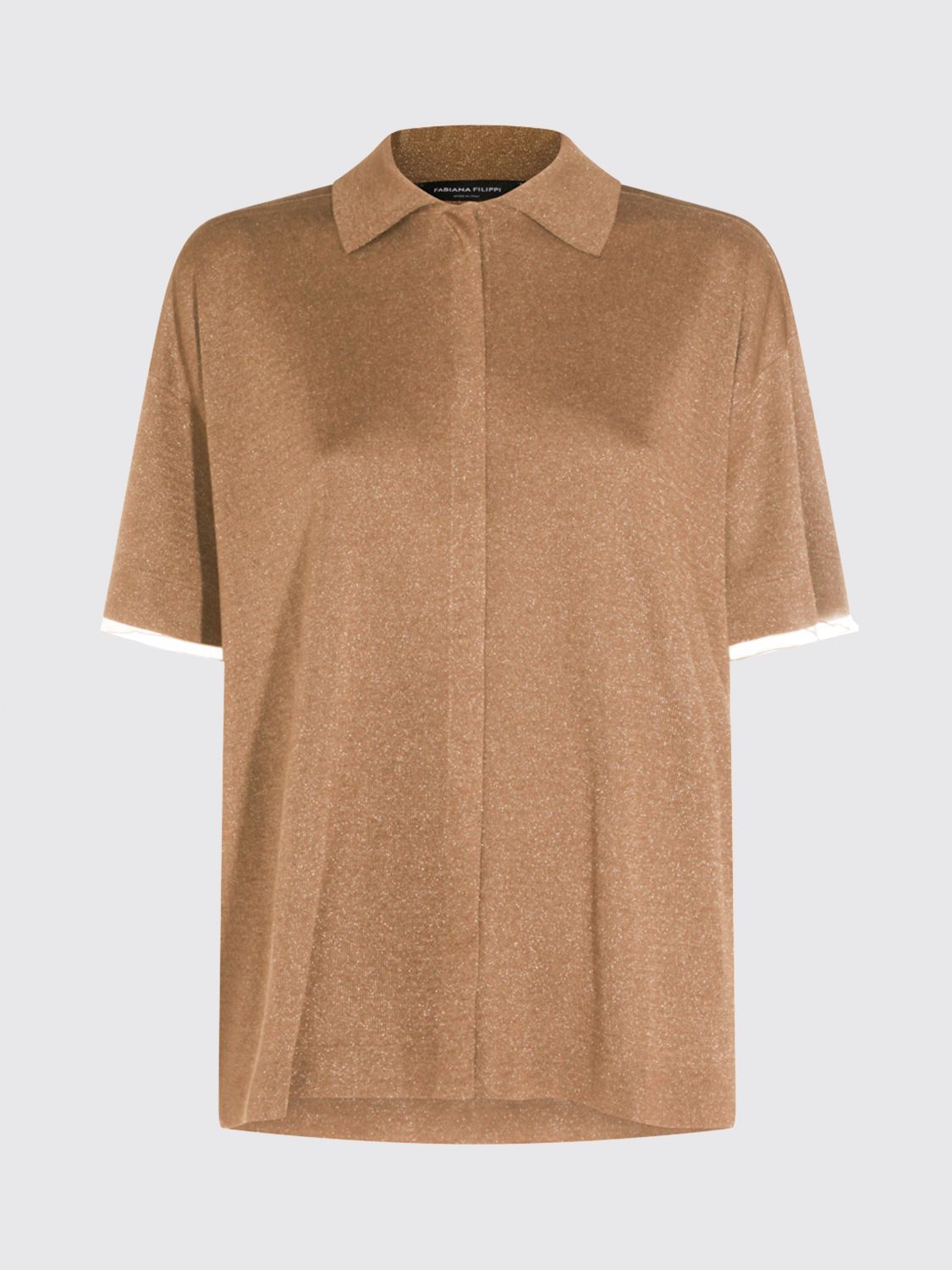 Polo Shirt Woman color Beige