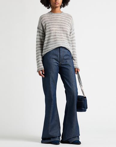 Woman Sweater Grey Size M Mohair wool, Polyamide, Virgin Wool
