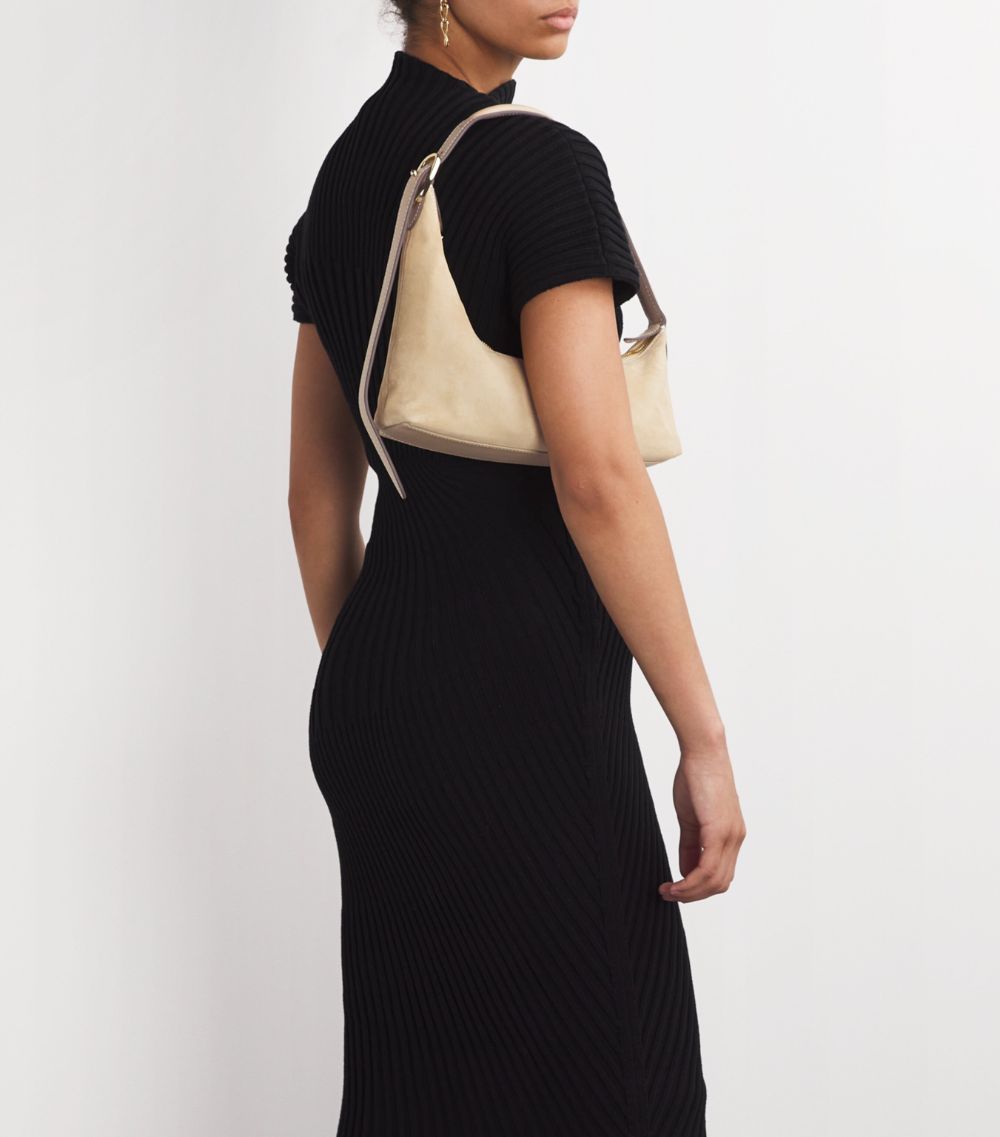 Suede Lola Shoulder Bag