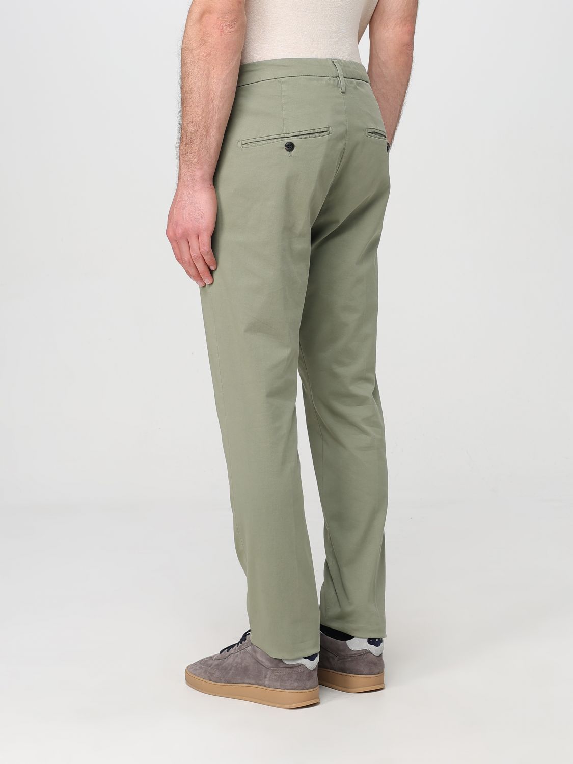 Pants DONDUP Men color Green