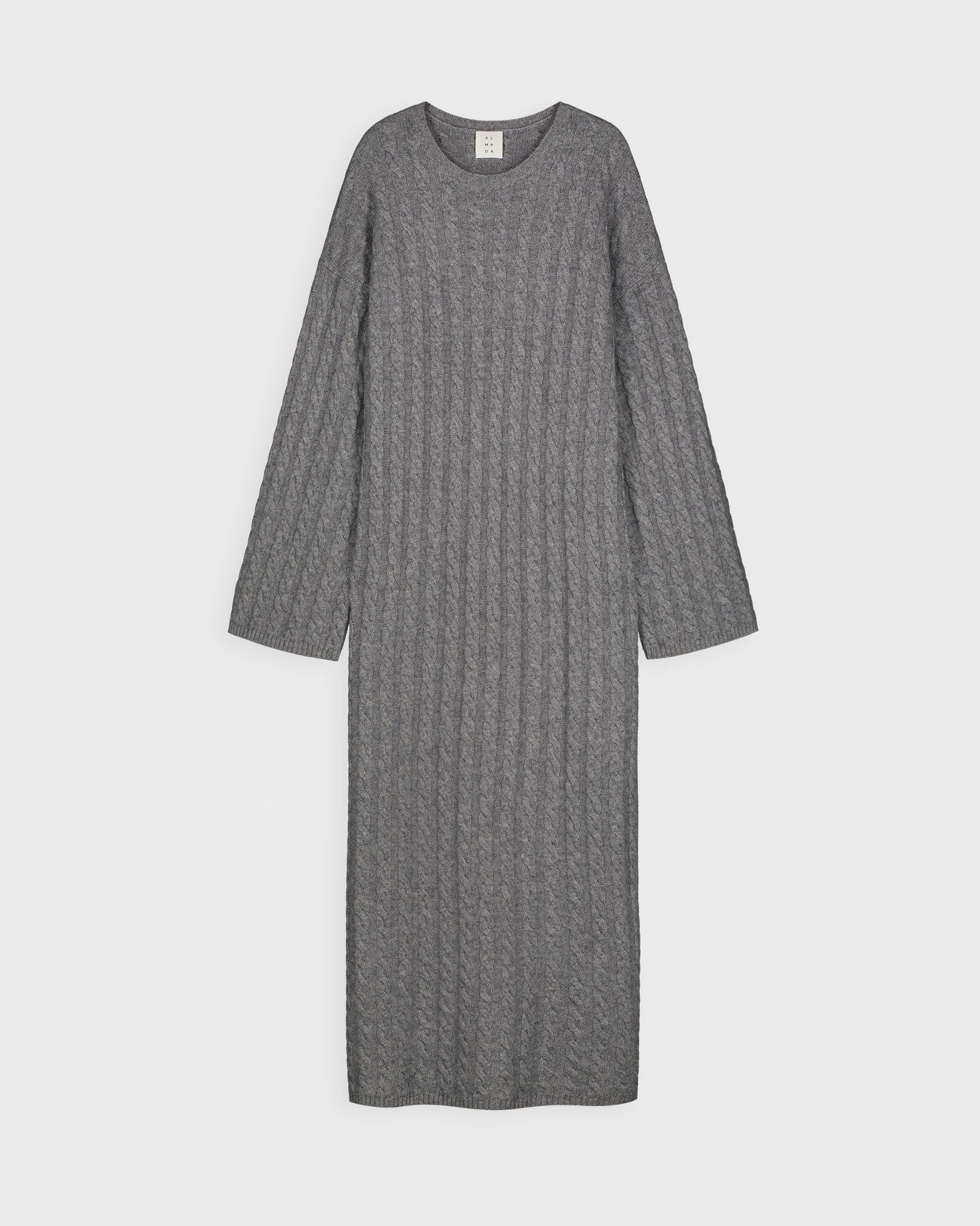 Almada Dress Noma Cable Knit Grey