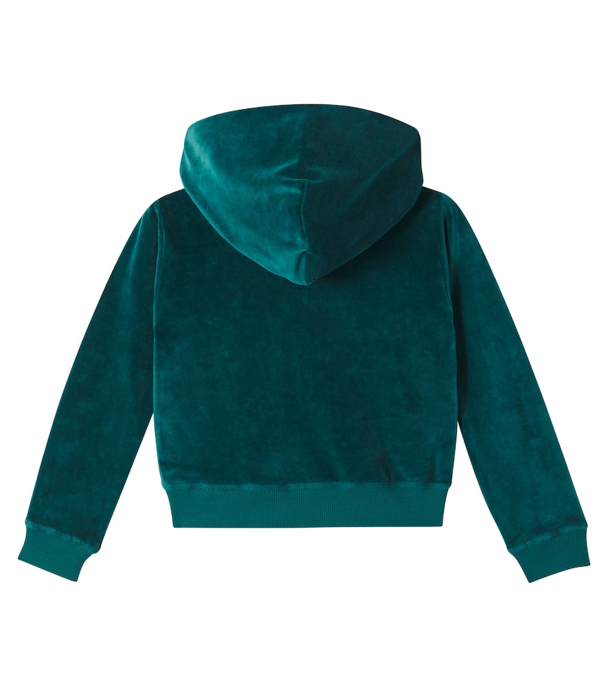 Madeleine cotton-blend velveteen hoodie
