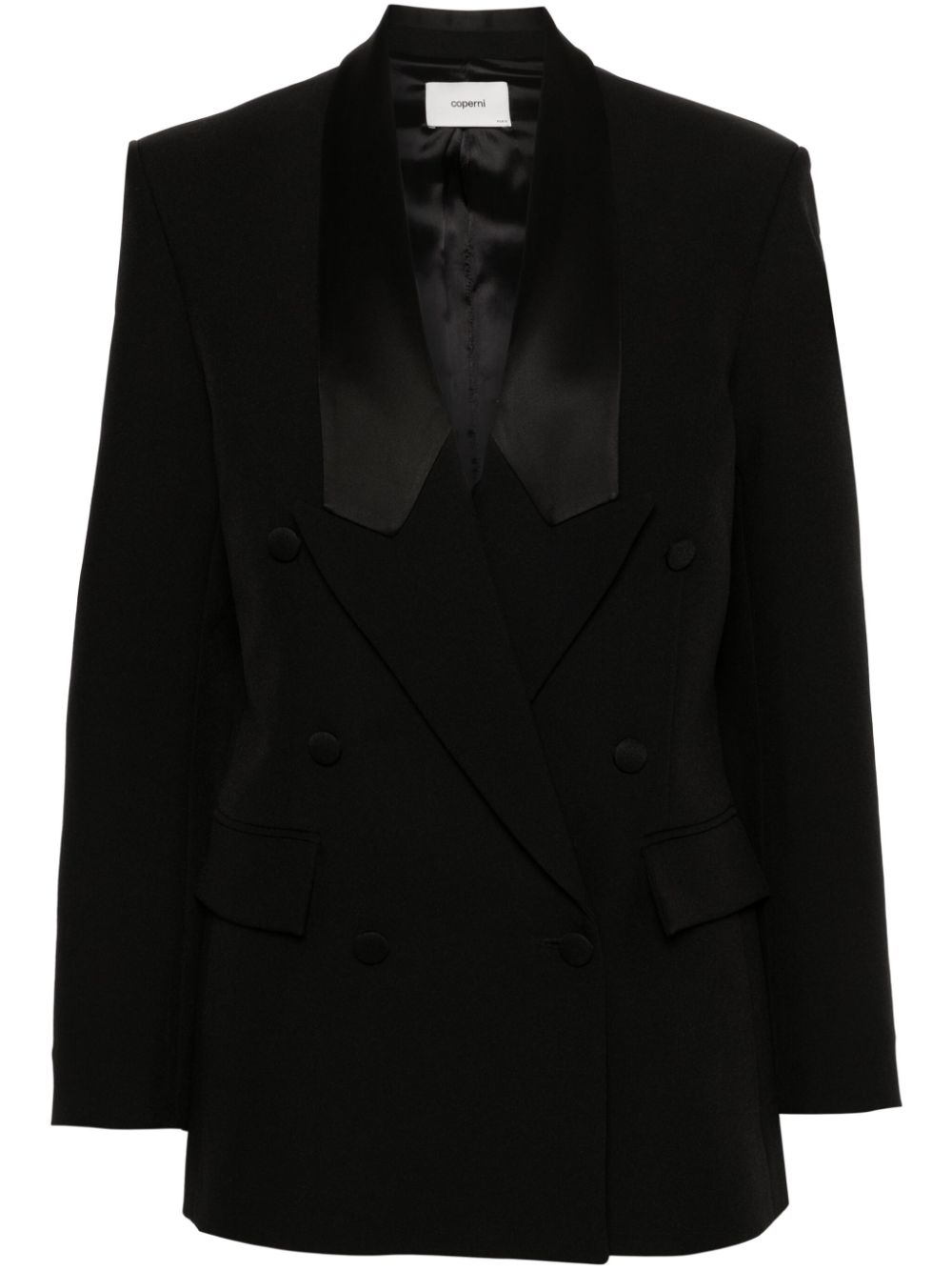 Double-breasted blazer - Black