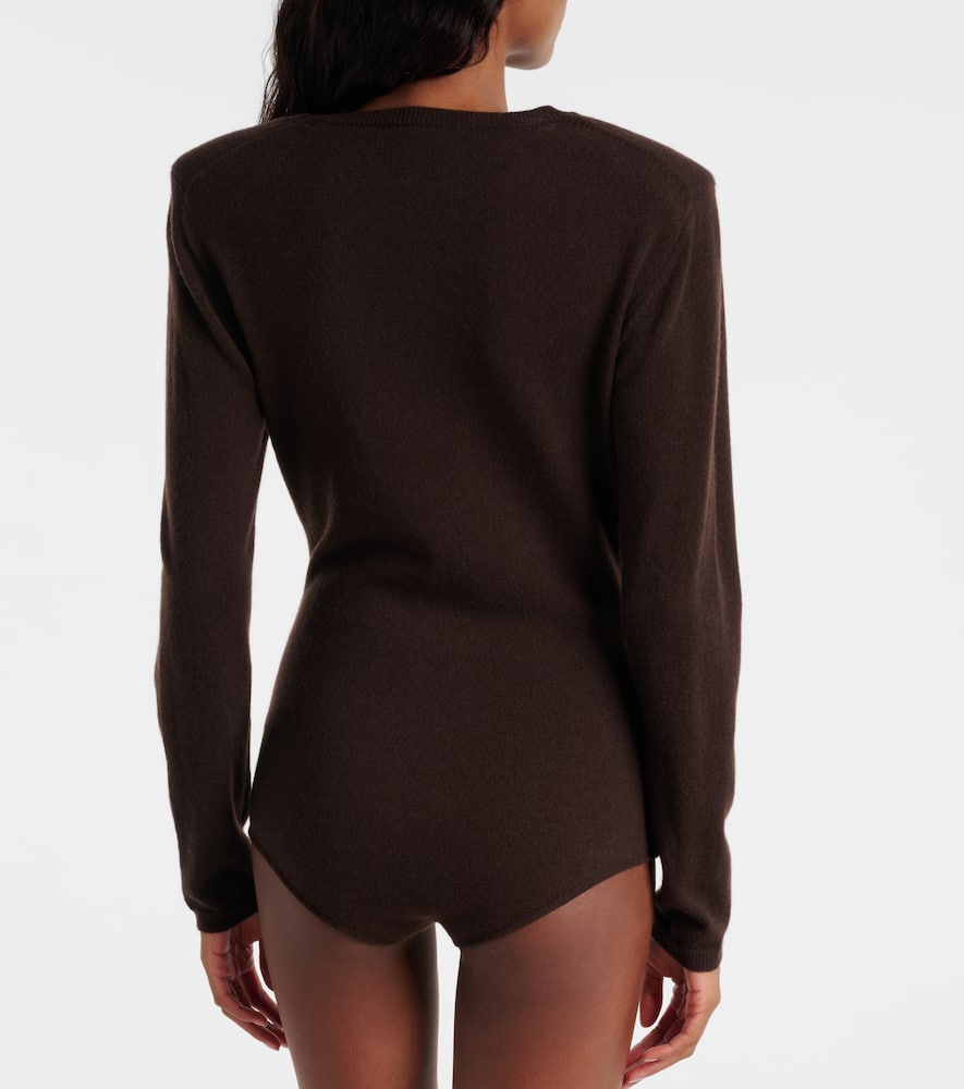 Wool and cashmere bodysuit