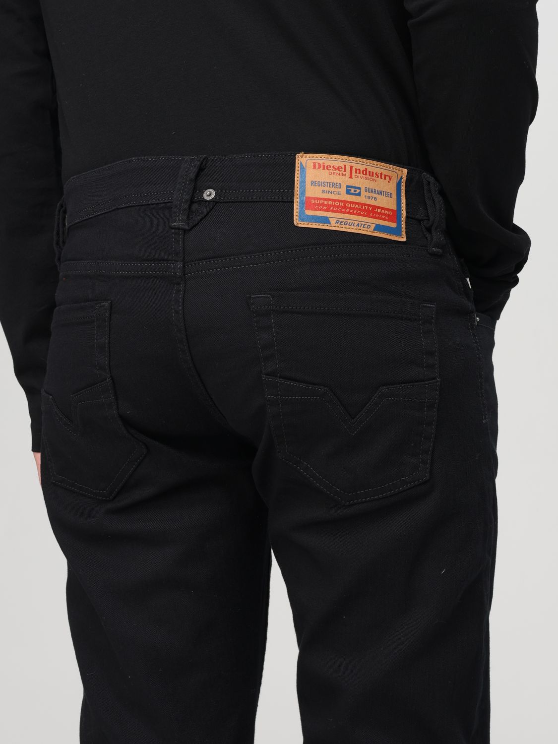 Straight Jeans - 1985 Larkee - Jeans - Uomo - Nero