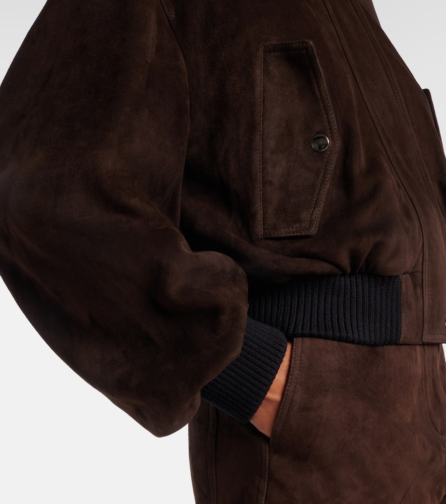 Briar suede bomber jacket