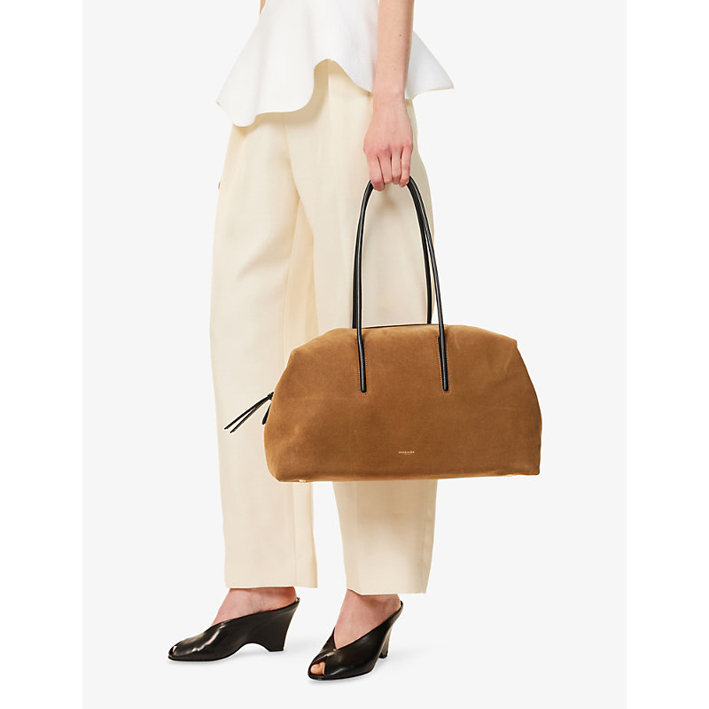 Womens Stockholm Suede Shoulder Bag