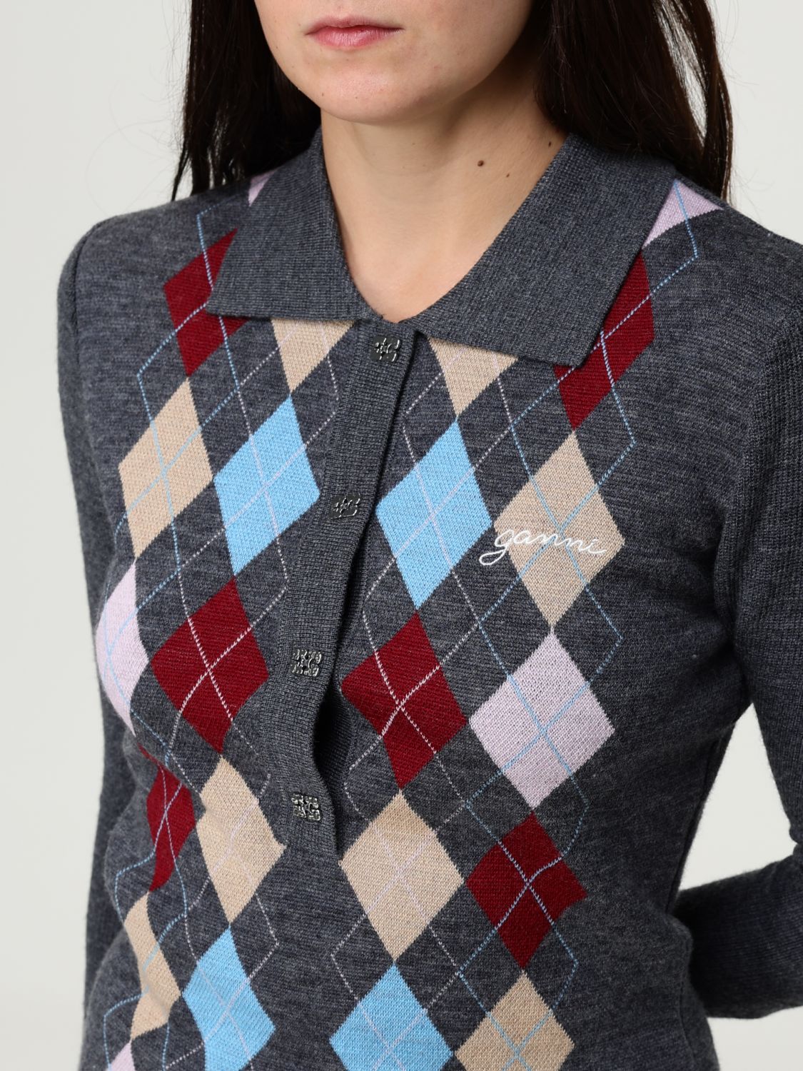 Polo Shirt Woman color Grey