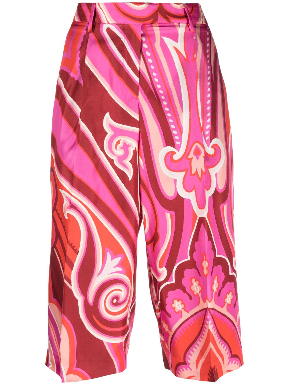 All-over graphic-print shorts - Pink