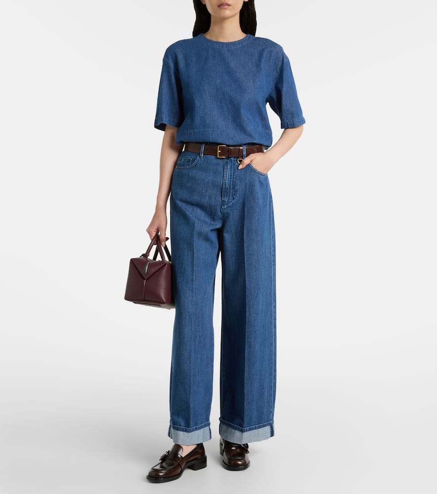 Moresca denim top