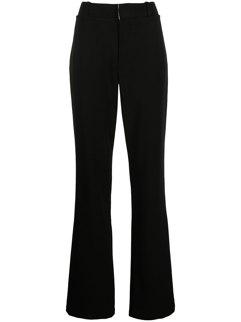 Wide-leg crepe suit trousers - Black