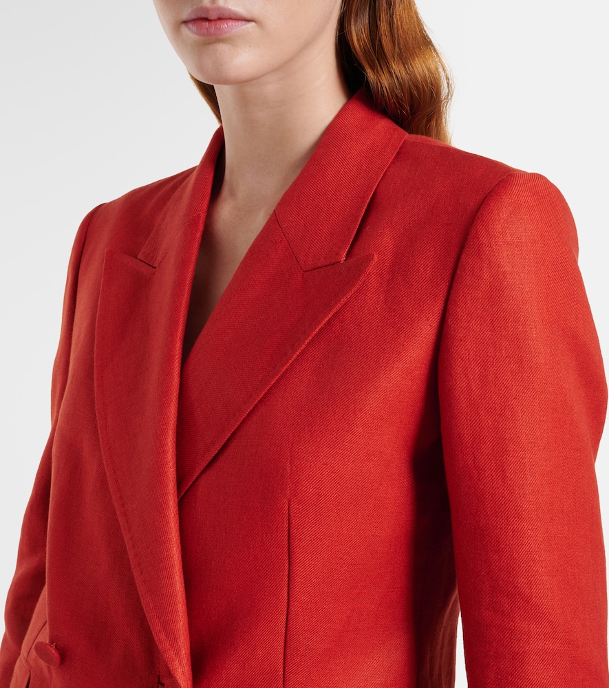 Angela linen twill blazer