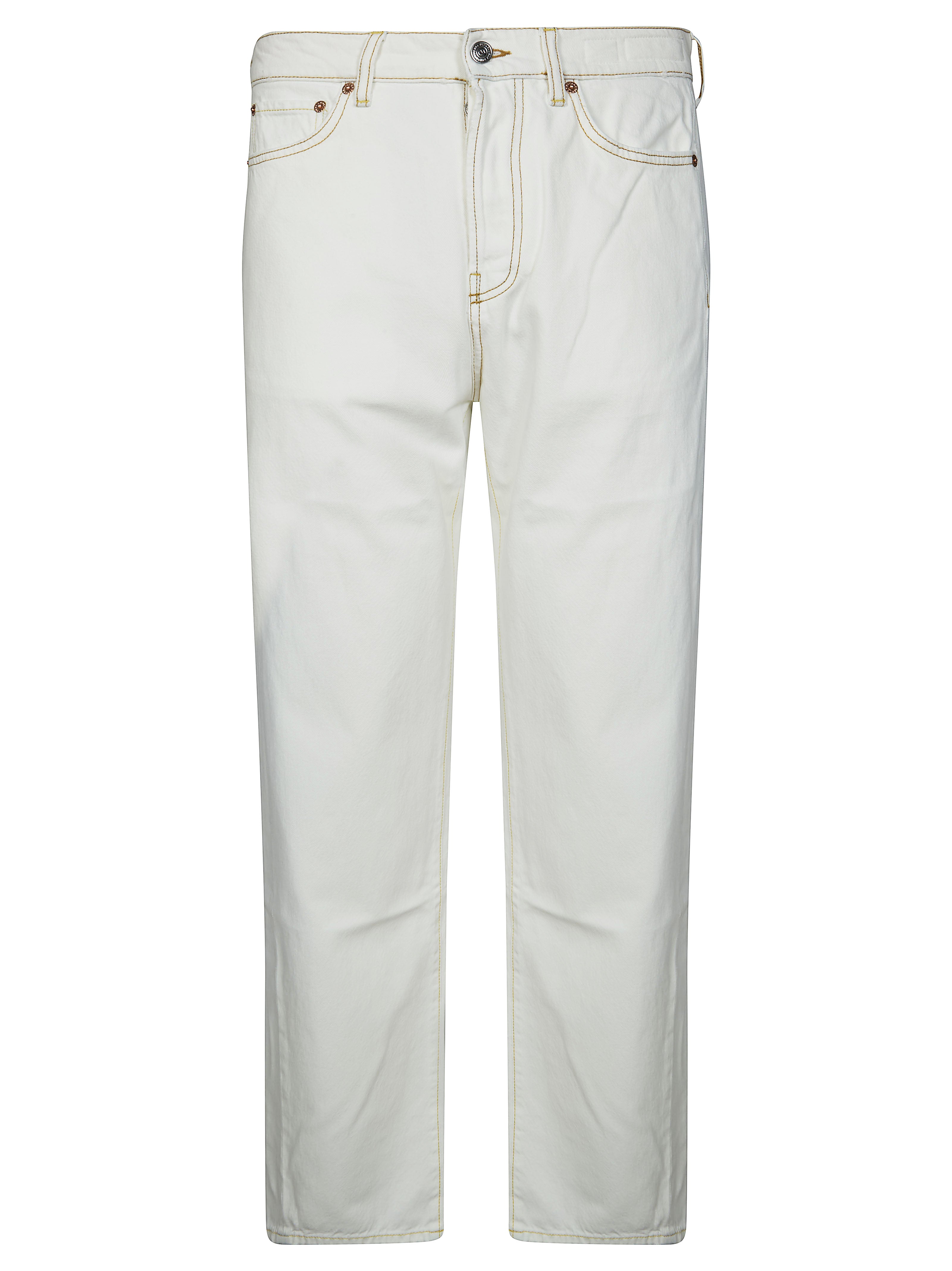 Men's Jeans with Contrast Stitching