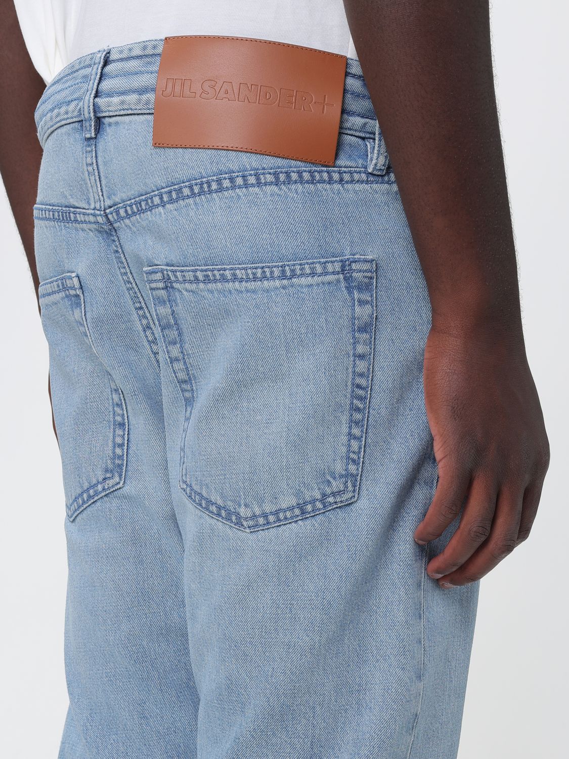 Jeans Men color Gnawed Blue