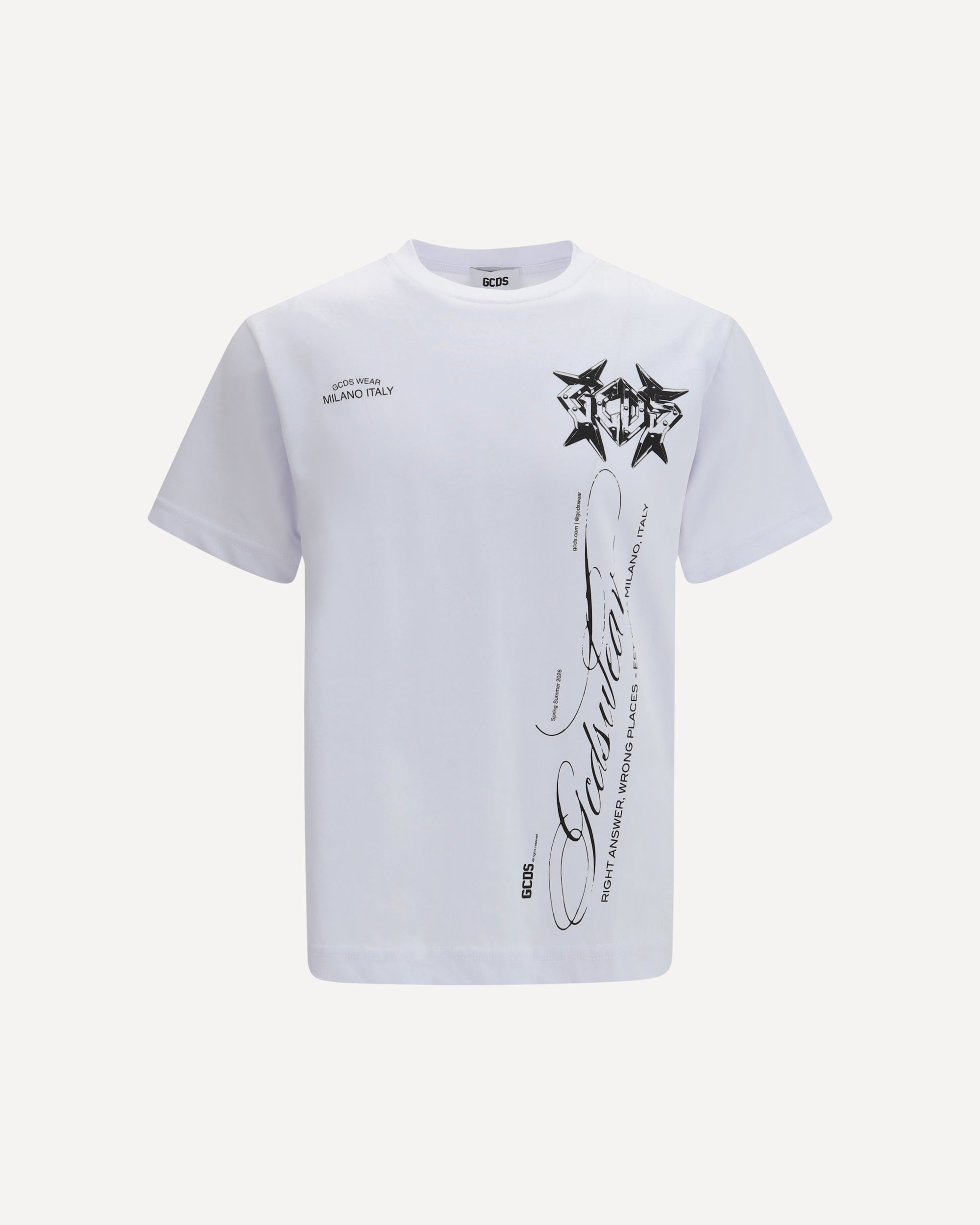 History print cotton T-shirt Male S