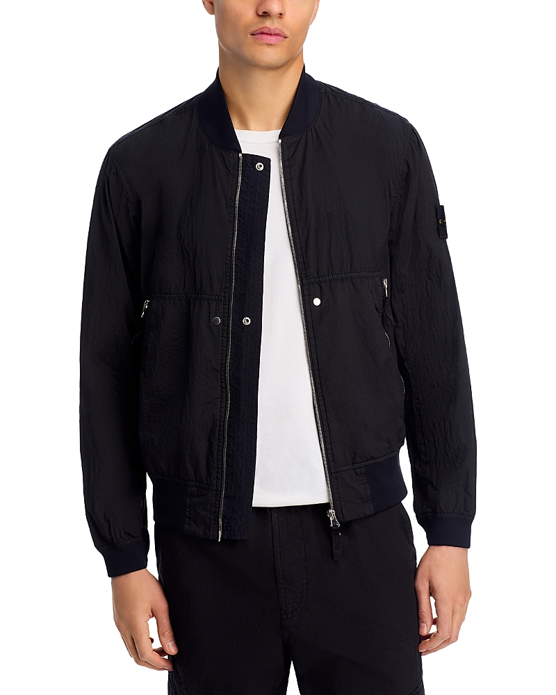 Stone Island Compass-badge bomber jacket - Grey