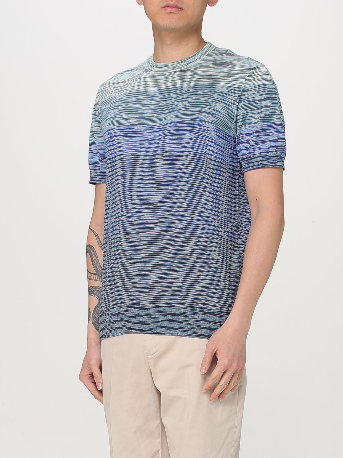 T-Shirt MISSONI Men color Blue