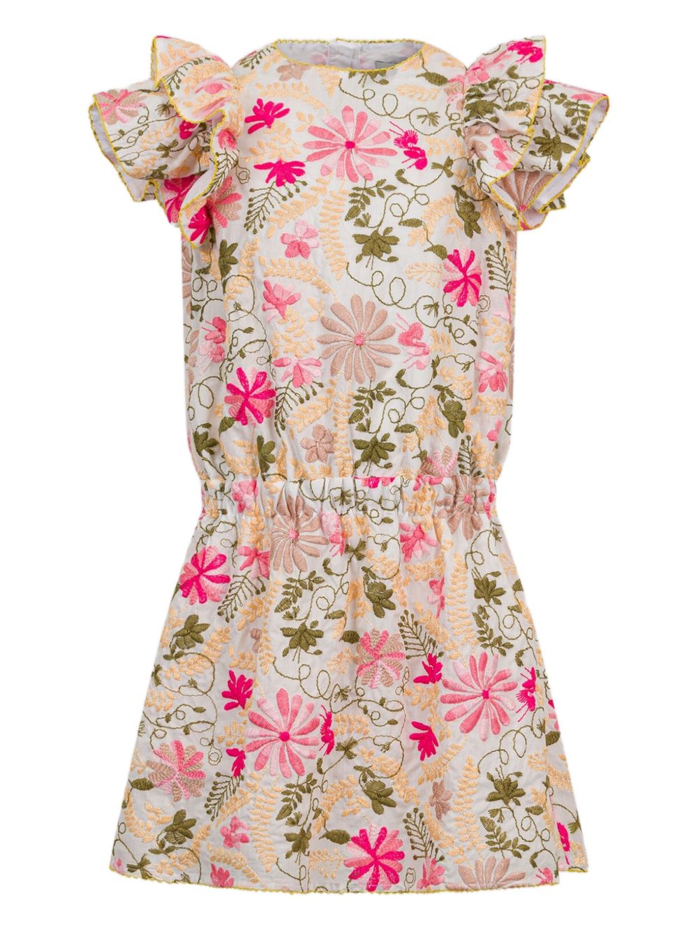 ETRO KIDS embroidered dress - Pink