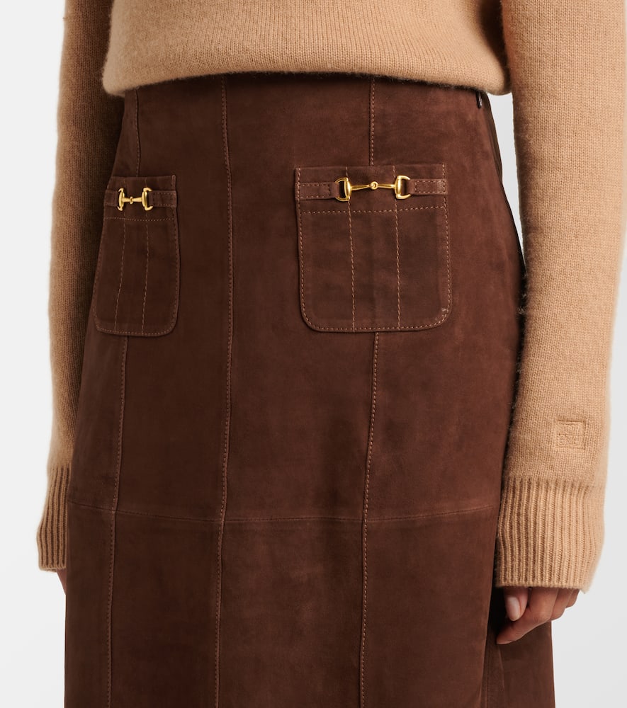 Edwina suede skirt