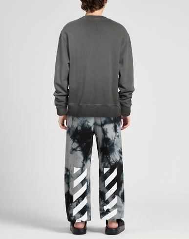 Man Sweatshirt Lead Size L Cotton
