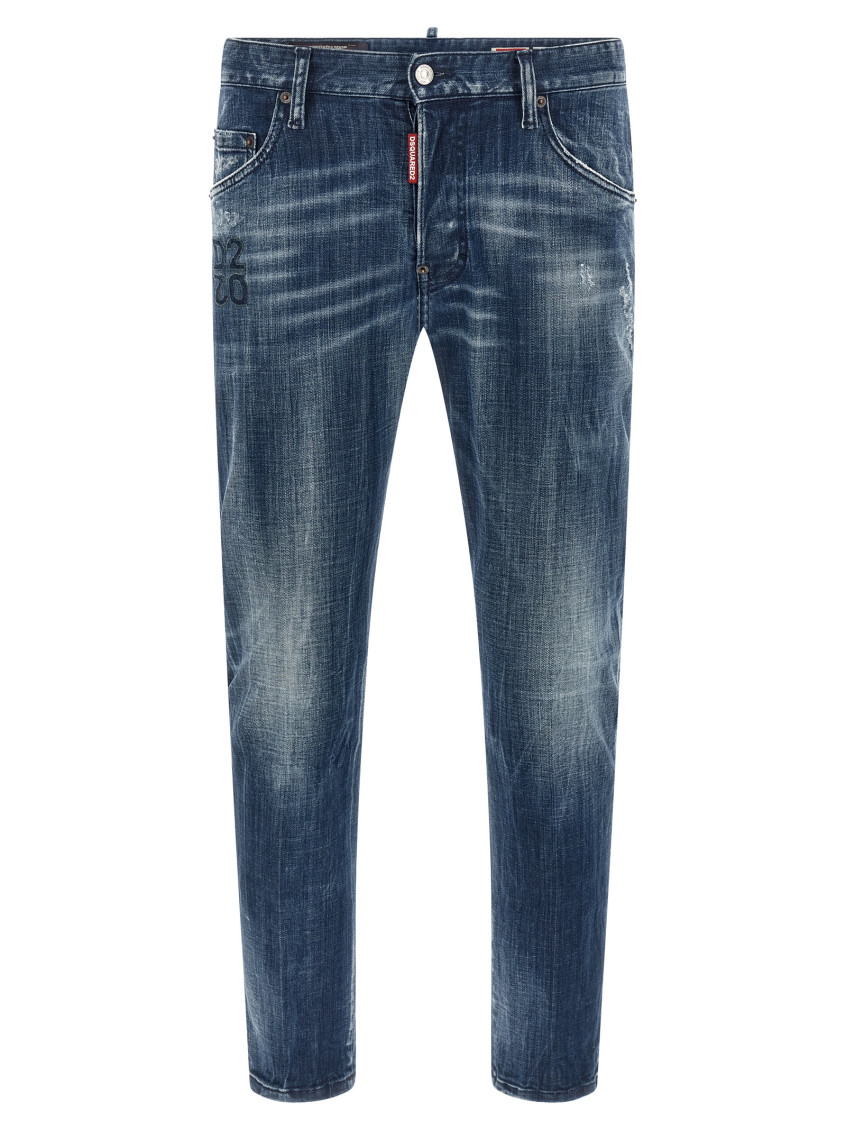 Blue Slim Low Rise Jeans
