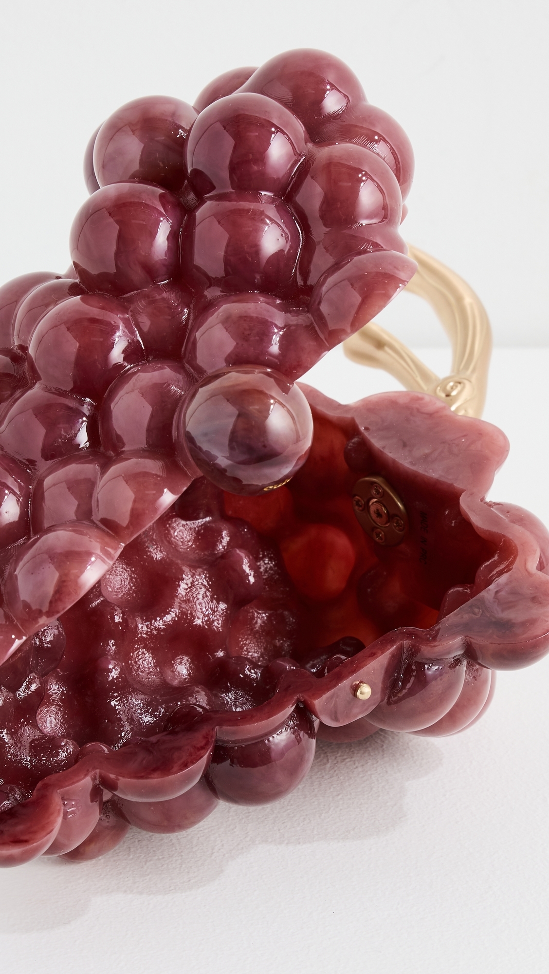 Grape Clutch Crimson One Size