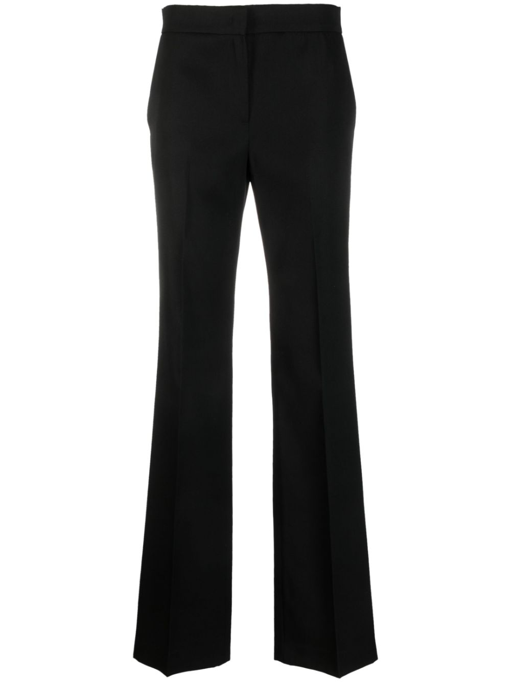 Virgin-wool tailored trousers - Black