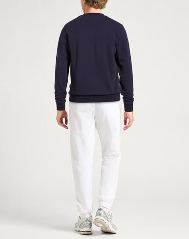 Man Sweatshirt Navy Size L Cotton