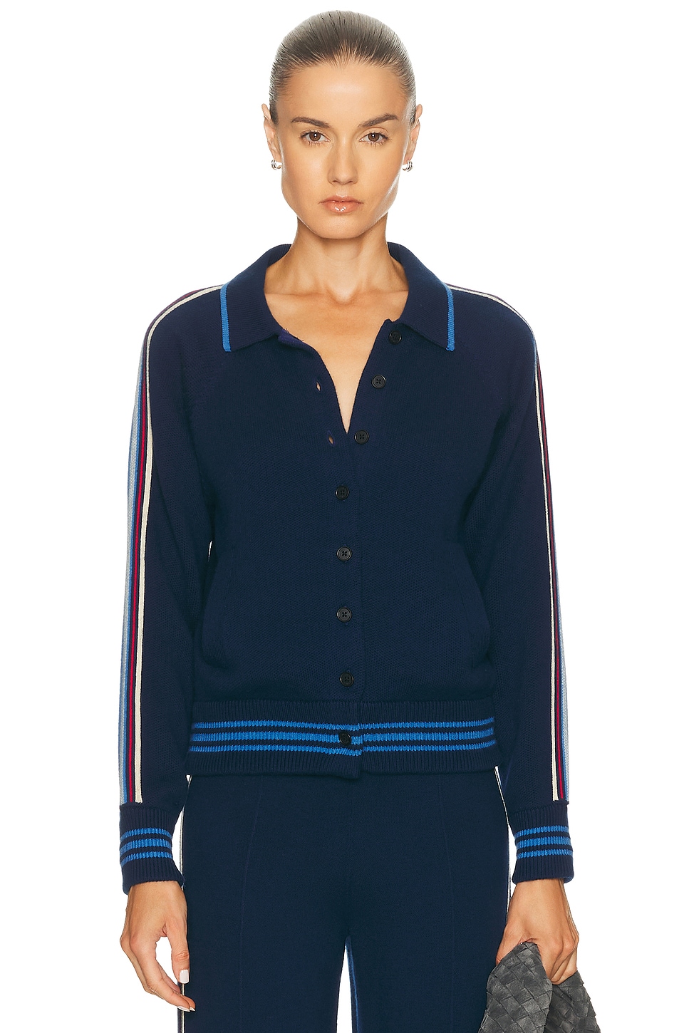 Guest In Residence Varsity Jacket in Baby Blue. - S also in XS