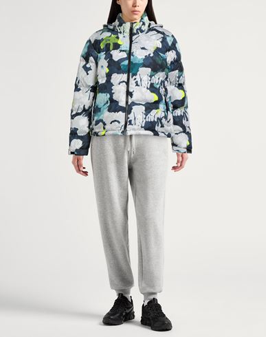 Woman Puffer Light grey Size M Polyester