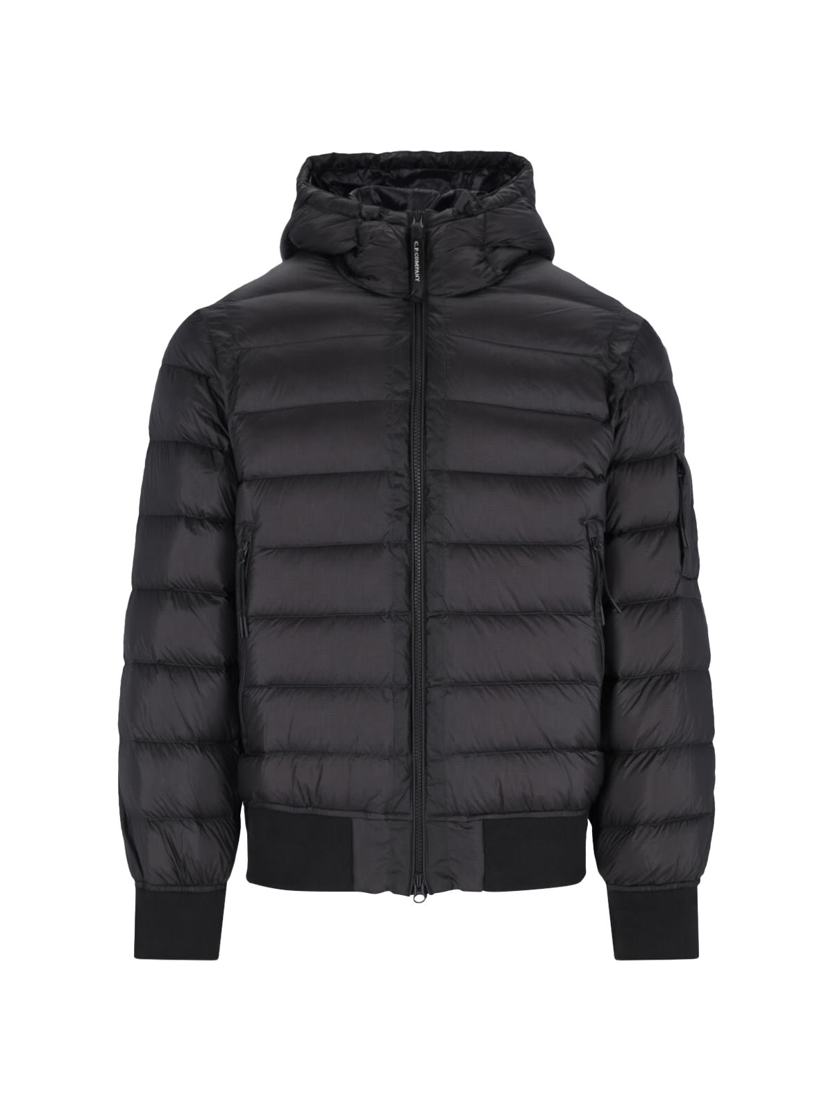 Hooded padded coat - Black